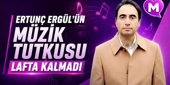 Ertunç Ergül’ün müzik tutkusu lafta kalmadı